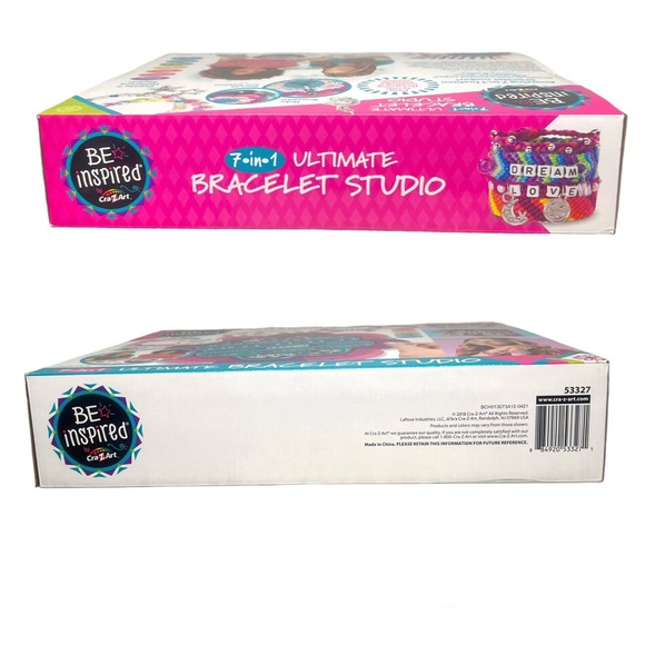 Cra-Z-Art Be Inspired Ultimate Bracelet Studio, 41 Piece Kit - Picture 12 of 12